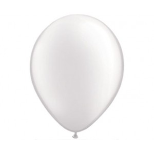 Μπαλόνια Λάτεξ 5" Pearl White /100 τεμ
