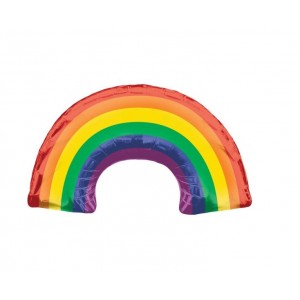 Μπαλόνι Φοιλ Σχήμα Rainbow - Ουράνιο Τόξο 86 x 48 εκ